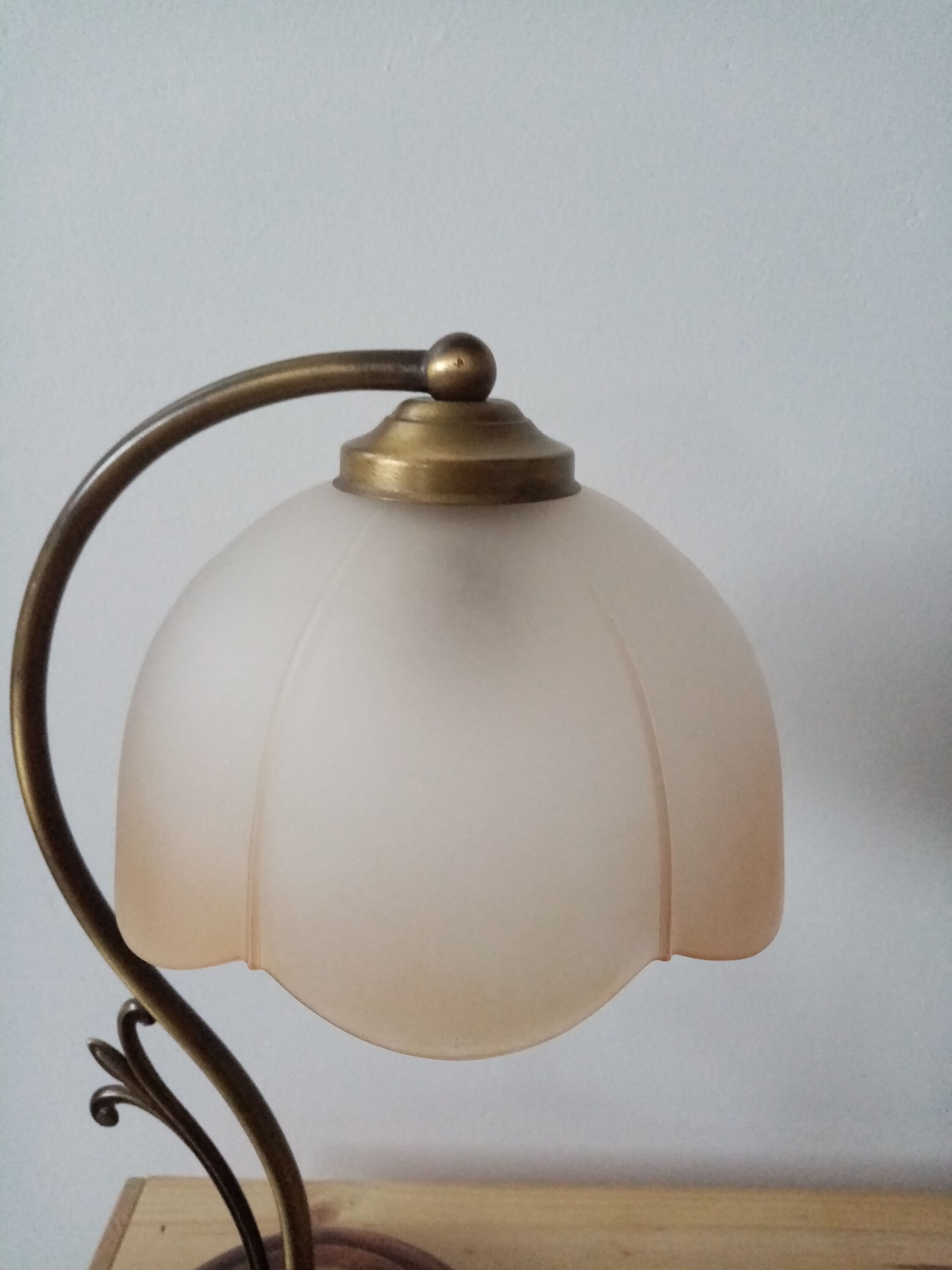 Vintage opaline lamps