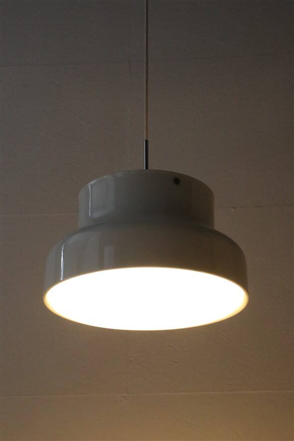 Suspension "Bumling" par Anders Pehrson pour Ateljé Lyktan / Design moderne du milieu du siècle / Années 1970 / blanc crème