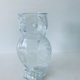Vintage glass pitcher owl shape