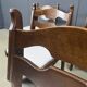 Vintage brutalist dining chairs, set of 6 - 1960s