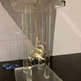 Pair of Plexiglas 20th century lamps