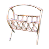 Rattan magazine holder