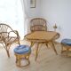 Table de salon en rotin