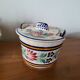 Quimper Earthenware Butter Dish HB Henriot
