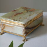 Alabaster jewelry box