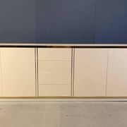 Vintage lacquered credenza, 1980s