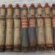 Jeu de 9 quilles marins en bois