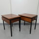 Paire de tables de chevet vintage