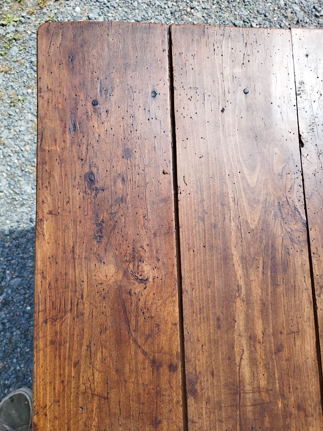Table basse de ferme rustique