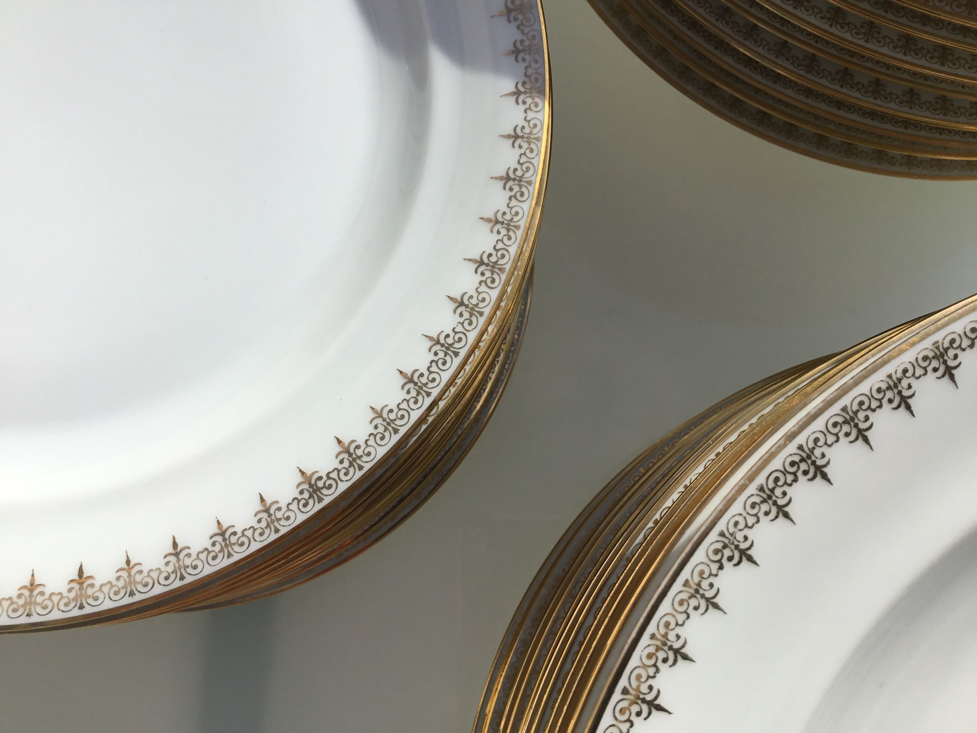 Limoges porcelain table service