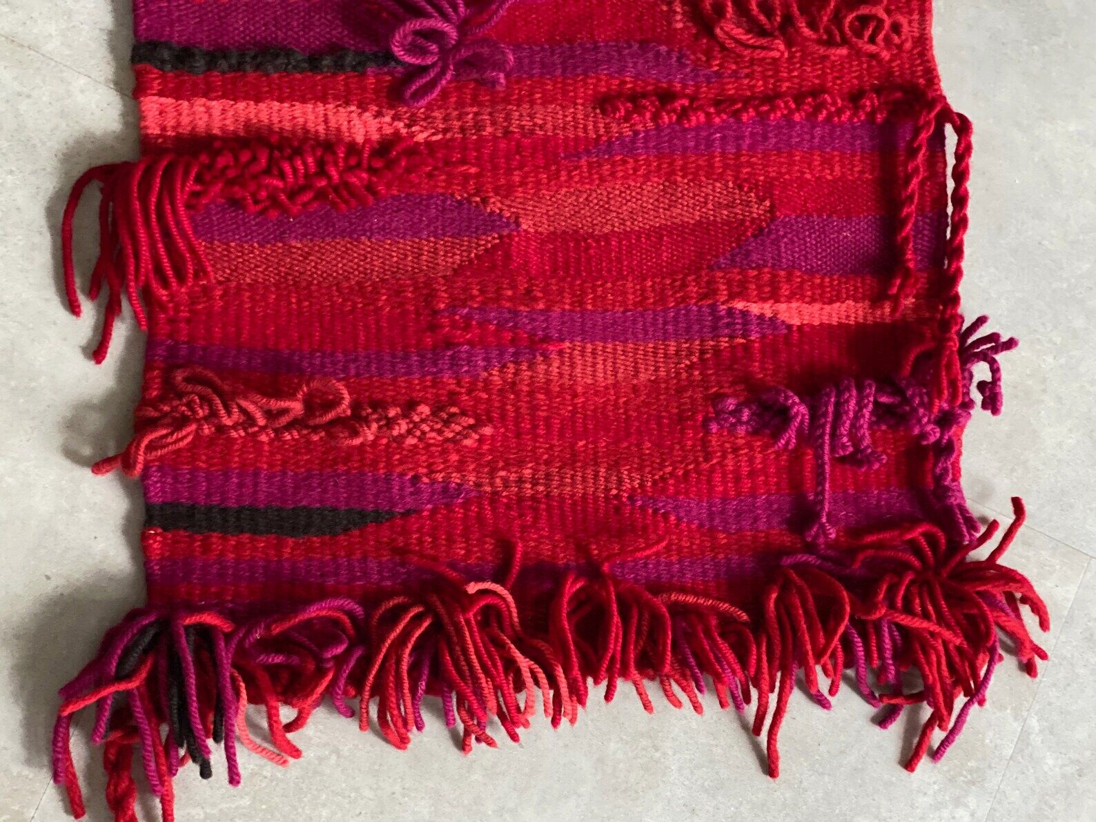 Large vintage wall hanging / wall decoration tapestry