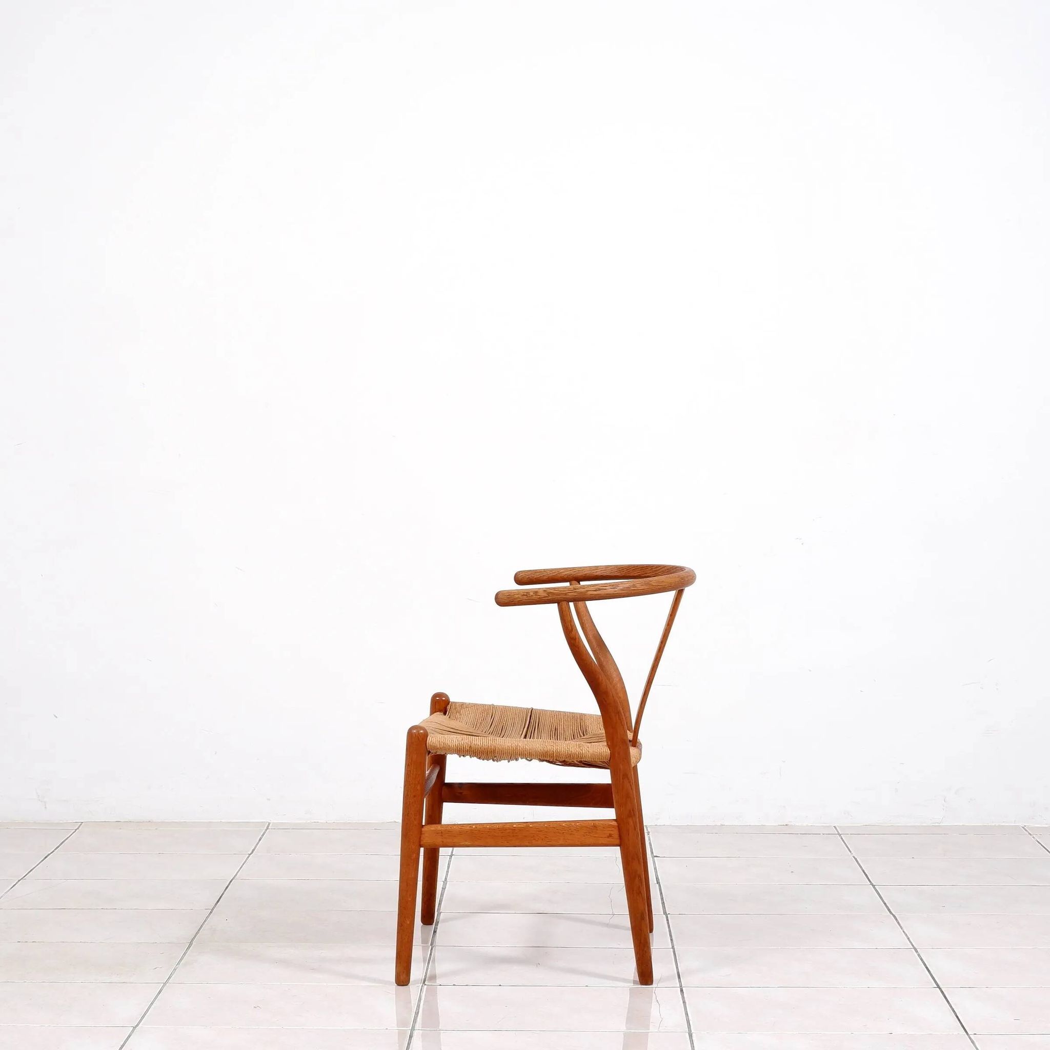 4 "CH24" Wishbone dining chairs by Hans J. Wegner for Carl Hansen & Son