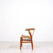 4 "CH24" Wishbone dining chairs by Hans J. Wegner for Carl Hansen & Son