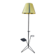 Tripod floor lamp, shelf and plant holder, vintage, 50s