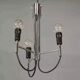 Chrome pendant light, Italian design, 1960s