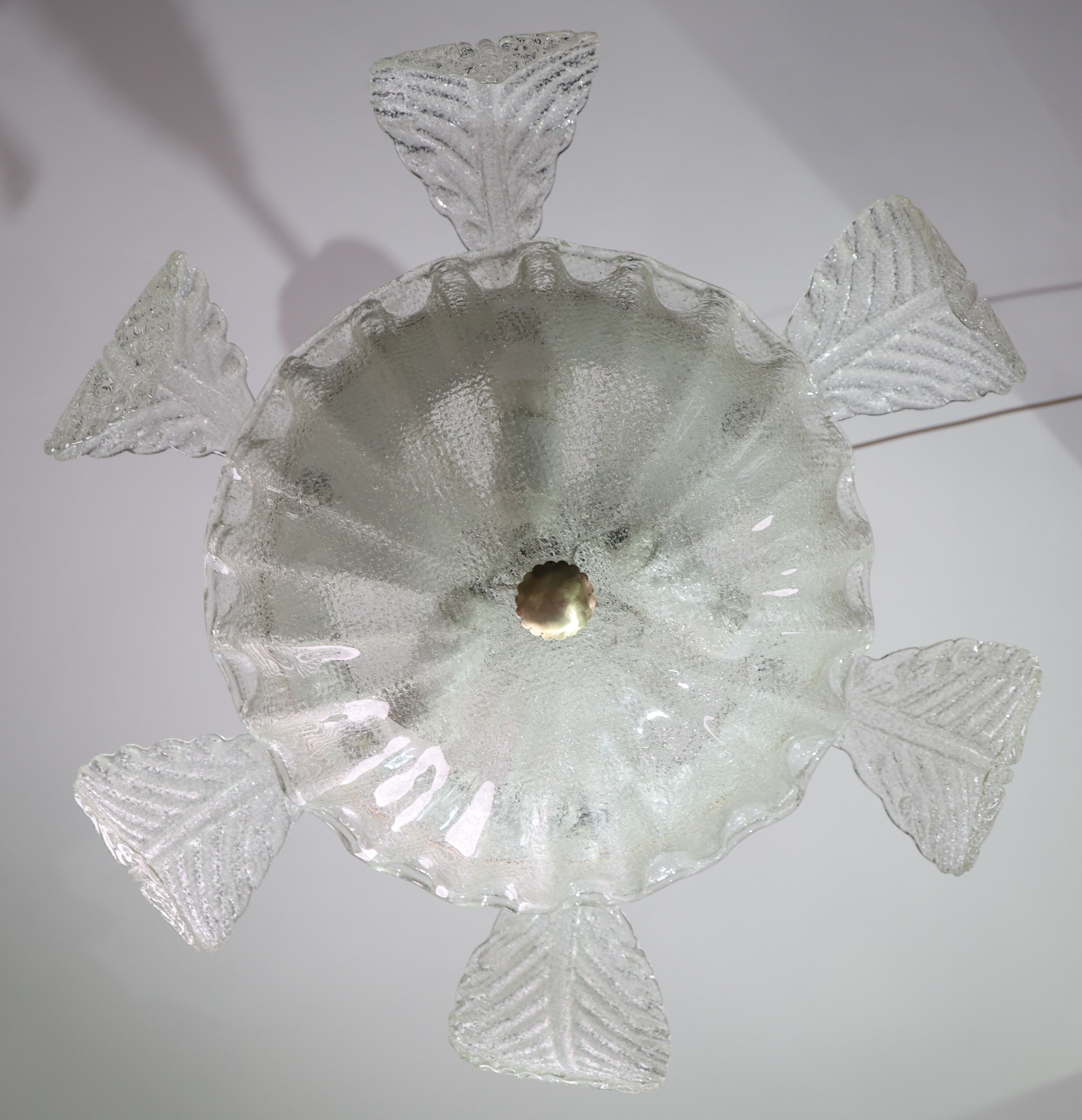 Lustre Art Déco élégant Barovier e Toso, Murano