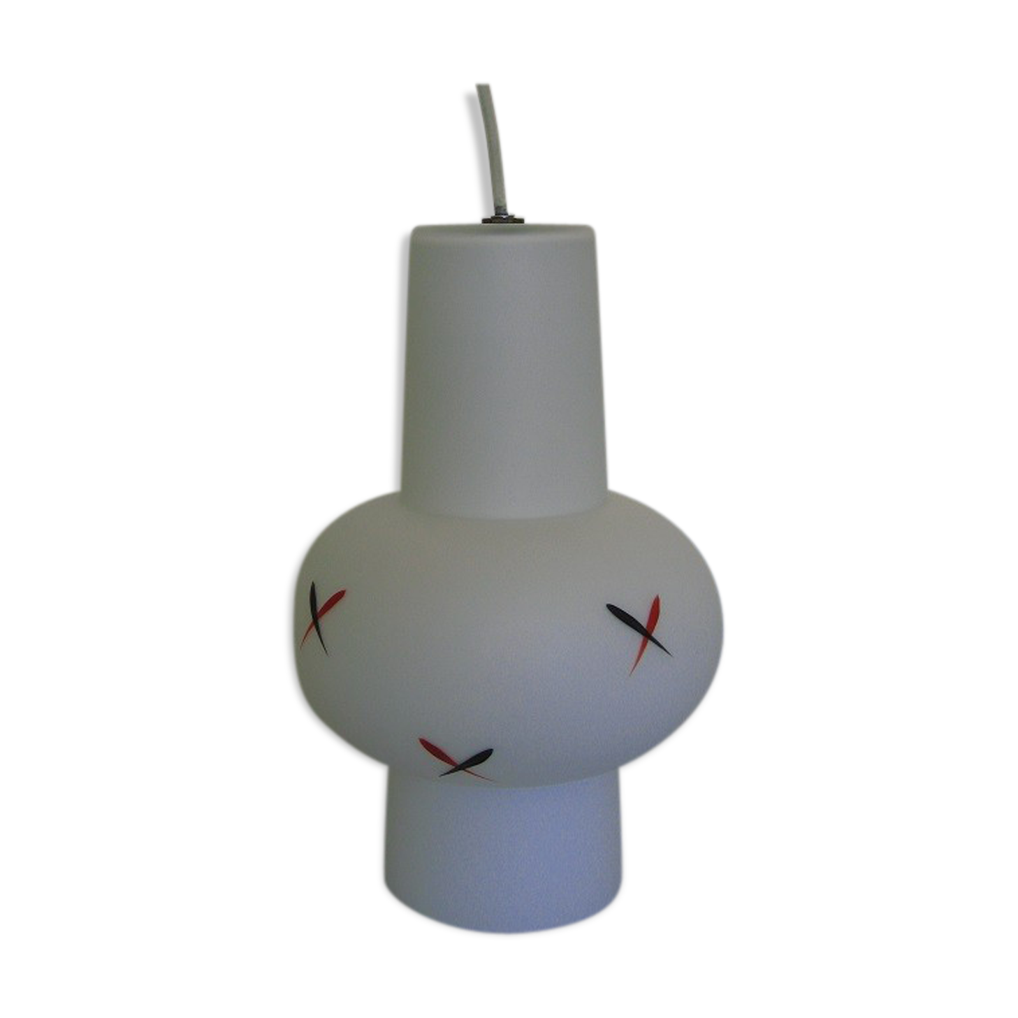 Opaline hanging lamp