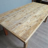 large rustic farmhouse table