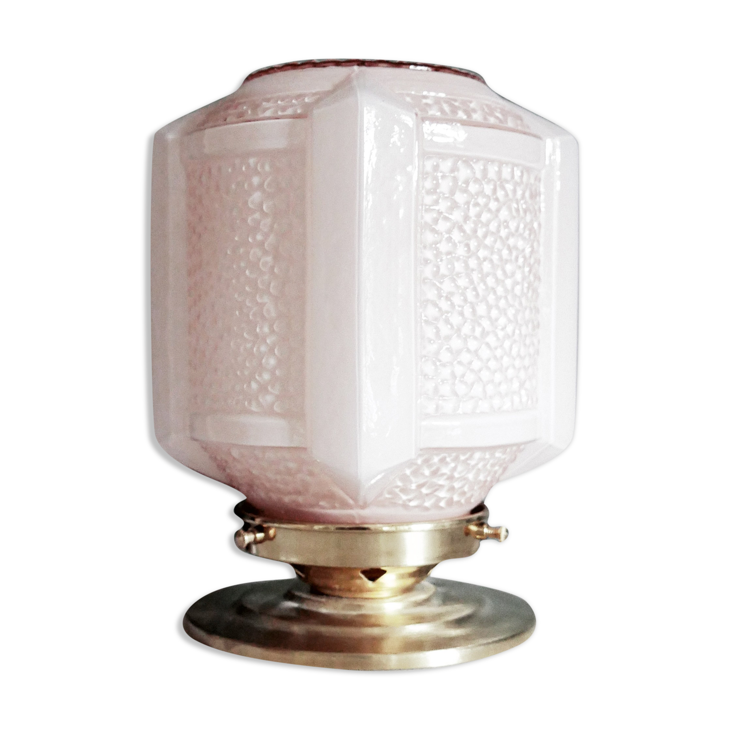Pink art deco lamp