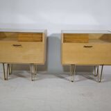 Tables de chevet, années 50-60