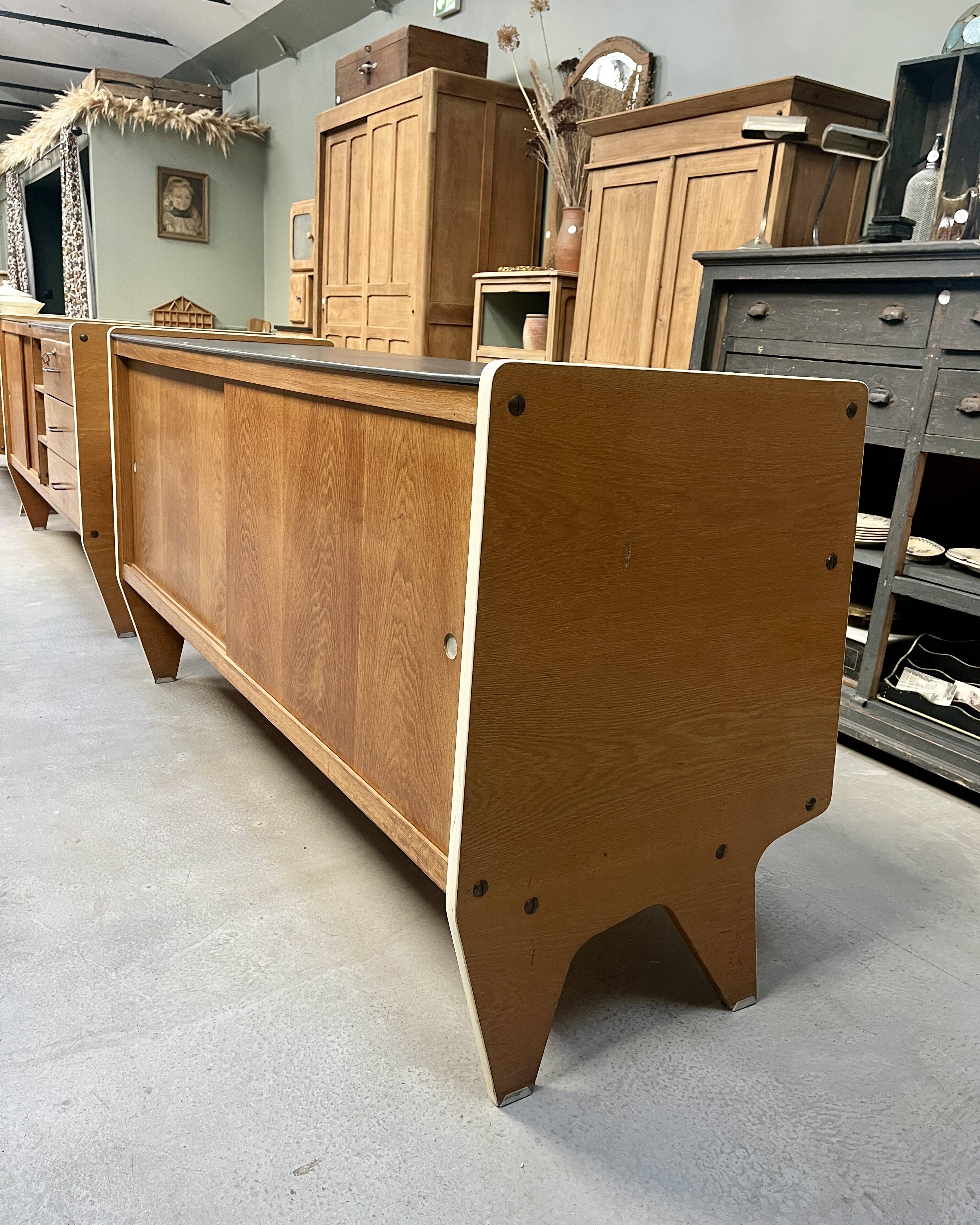 Siegel Paris counter and sideboard, 1950s