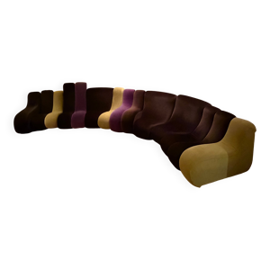 Canapé modulaire autoportant - space age