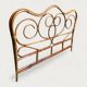 Bamboo and rattan headboard 160cm vintage 1960