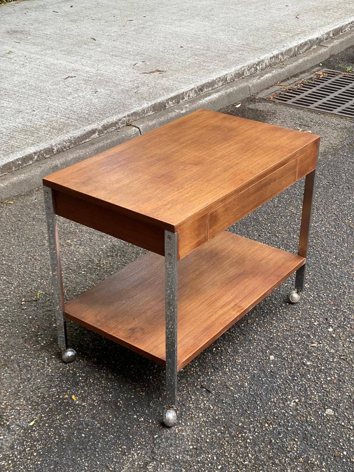 Desserte roulante vintage Florence Knoll