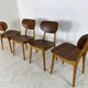 Set of 4 Scandinavian teak lounge chairs by Cees Braakman for Pastoe 1950s
