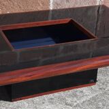 Signed coffee table (Jean Claude Mahey, 70s)