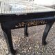 Coffee table Asian décor inlaid with vintage antique mother-of-pearl