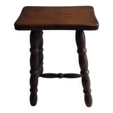 Tabouret bois vintage