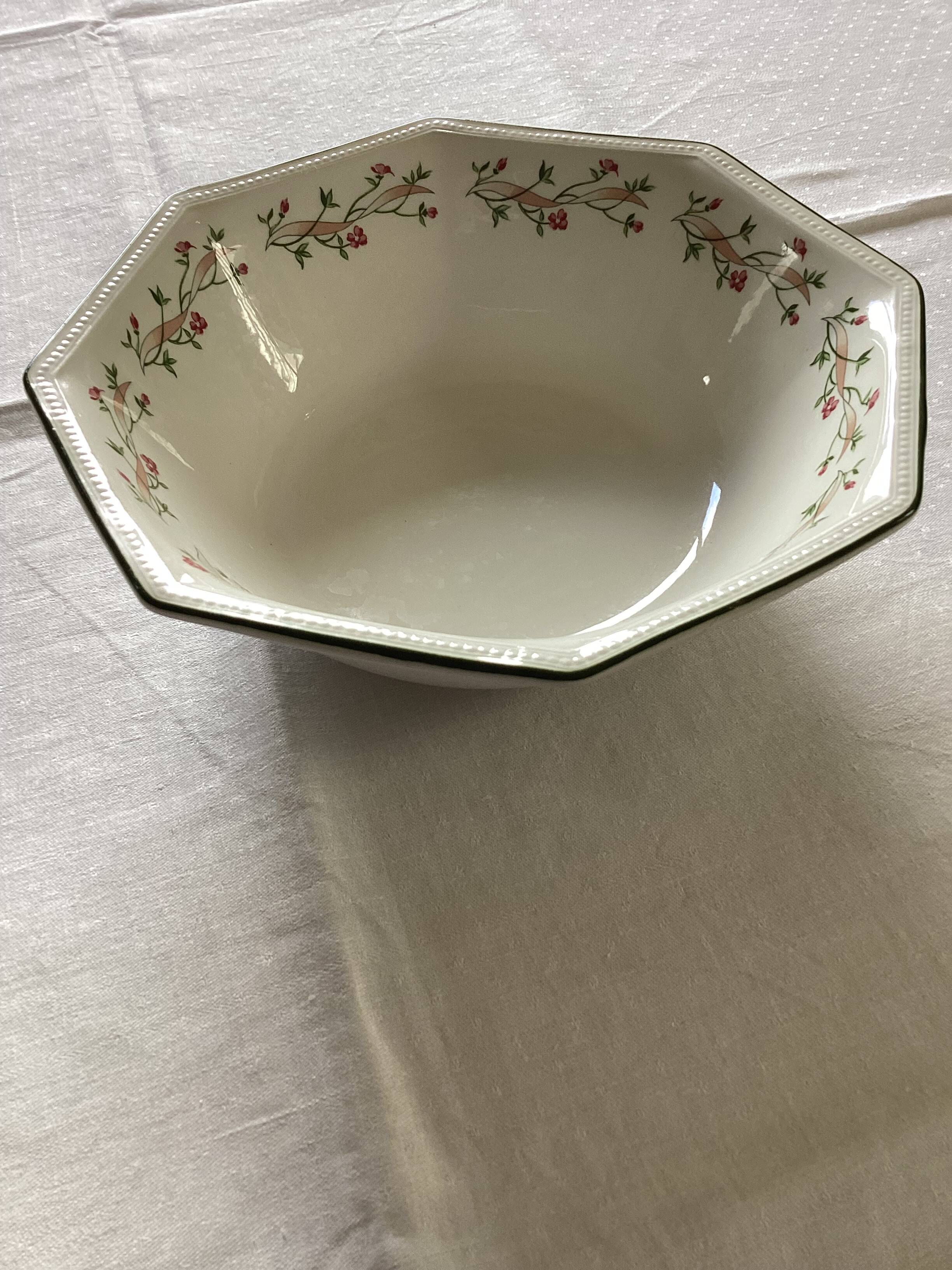 Johnson Brothers octagonal bowl dimensions: height - 7.5 cm -