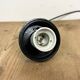 Industrial Bakelite Pendant Light with Ribbed Glass, 1970s