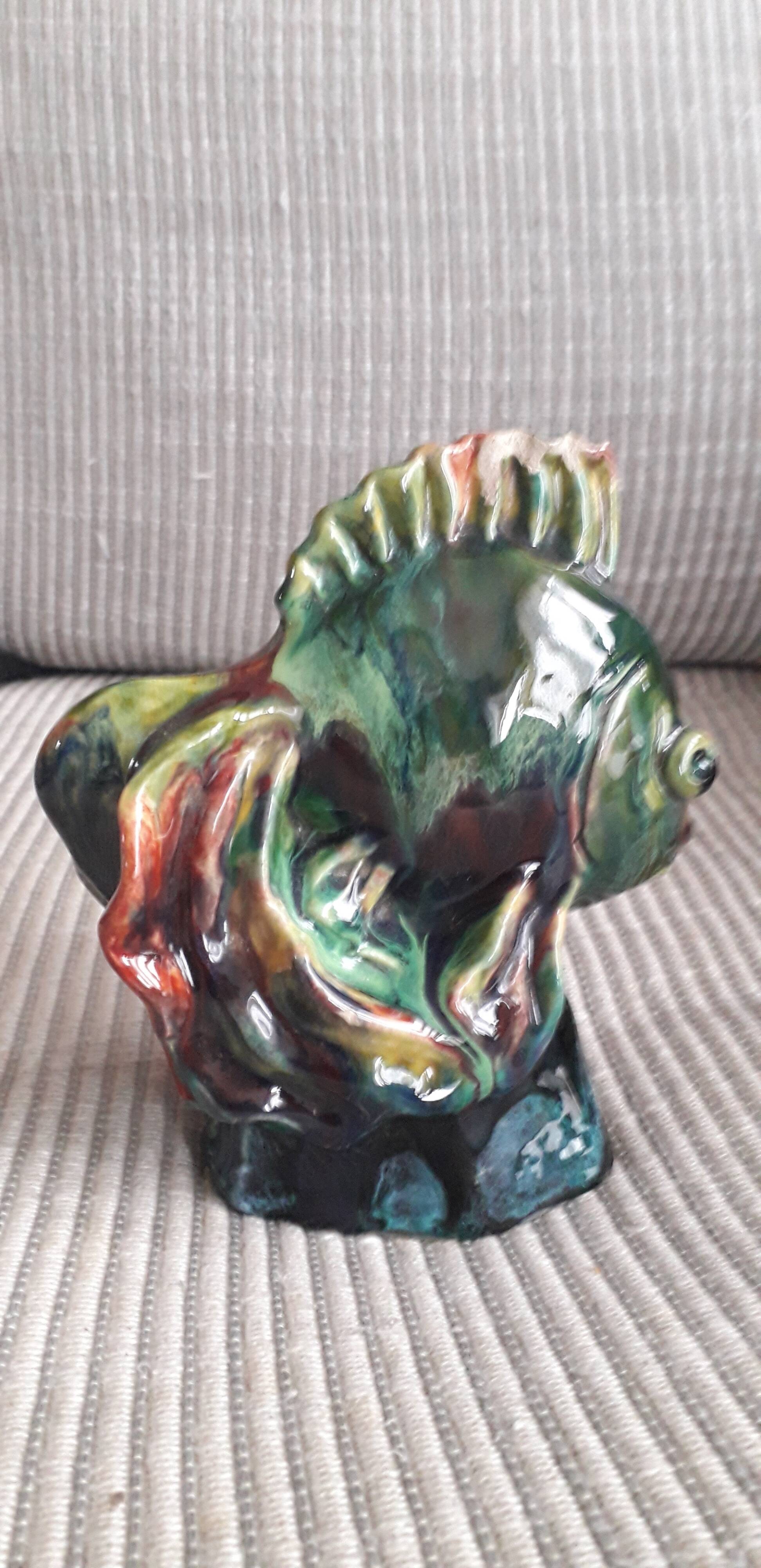 Vintage ceramic fish Vallauris