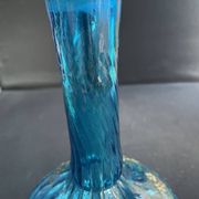 Large enameled blue carafe