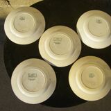 Old earthenware plates "Sarreguemines" model Alma