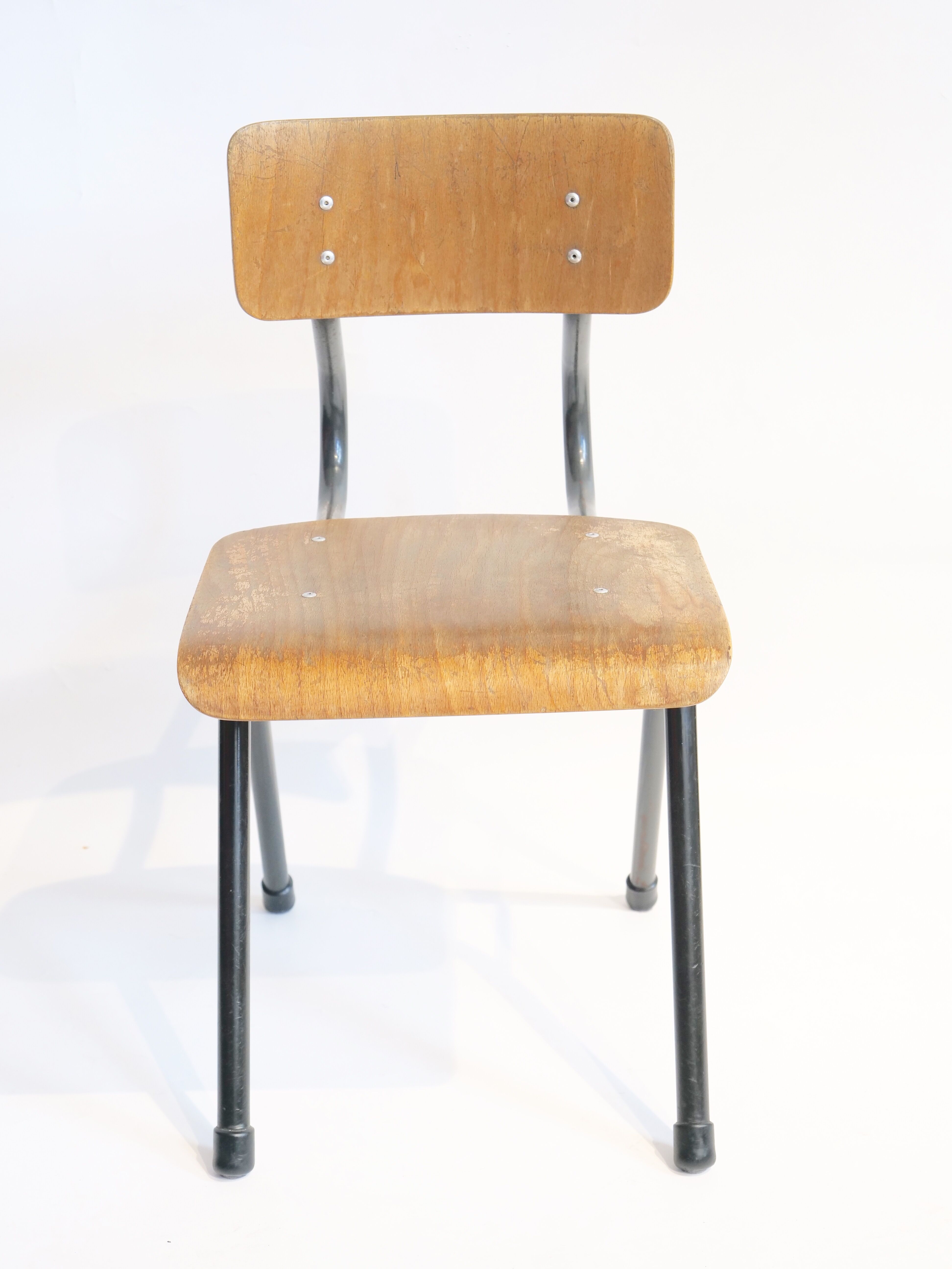 Vintage school deco children's chair