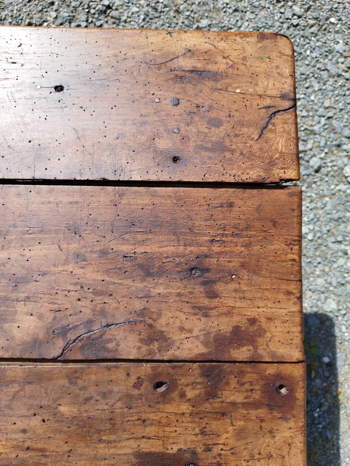 Table basse de ferme rustique
