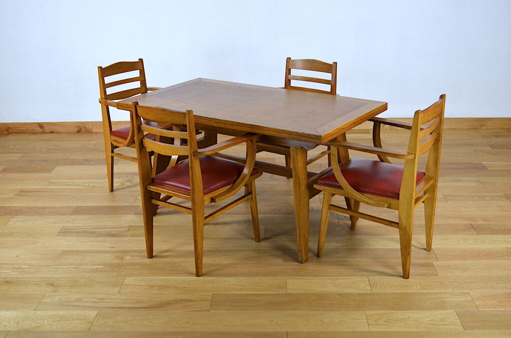 Dining table signed René Gabriel year 1950
