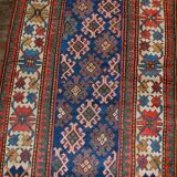 Handmade antique Armenian Gandzak rug 97cm x 244cm 1880s