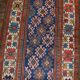 Handmade antique Armenian Gandzak rug 97cm x 244cm 1880s