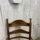 Vintage straw armchair