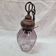 Vintage purple glass pendant light