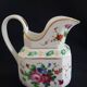 Large octagonal milk jug porcelain from Paris "Old Paris", mid-19th century.