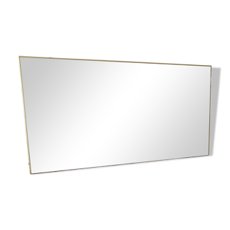 Vintage brasserie mirror with engravings 100x200cm