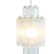 Chandelier with Murano tubes vintage attributed to Venini