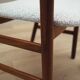 Chaise en teck, design danois, années 1970, production : Danemark
