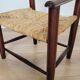 Chaise enfant bois et paille