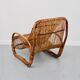 Rattan armchair, Italy, 1950s